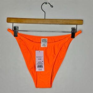 New Wild Fable Swim Orange Bikini Bottom Small